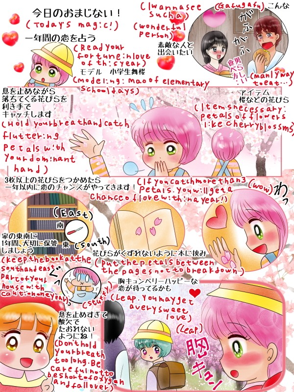 1年間の恋のチャンスを占う