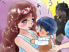 おまじないイラスト 良い夢を見るおまじない