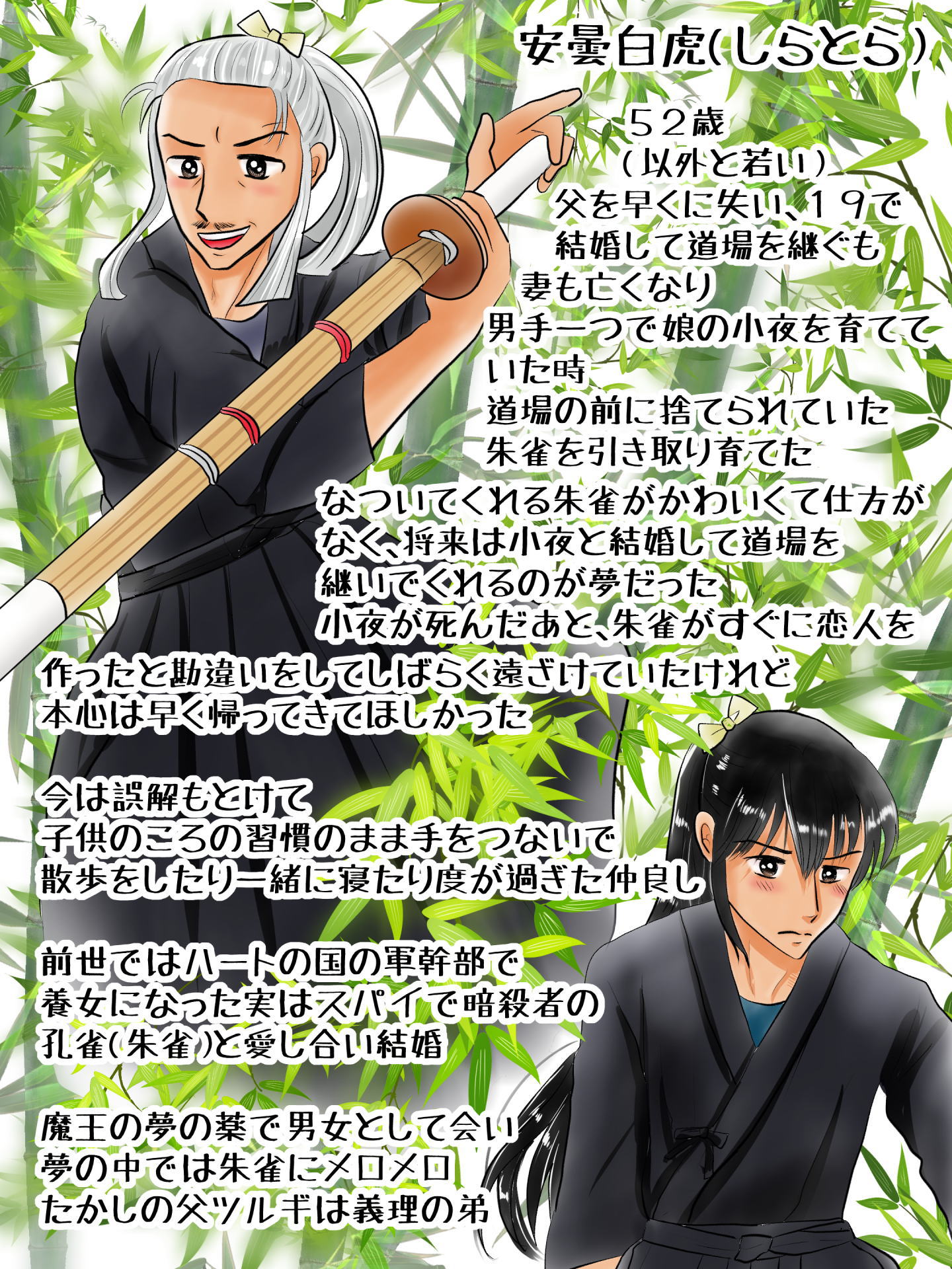 紹介キャラクター　安雲白虎