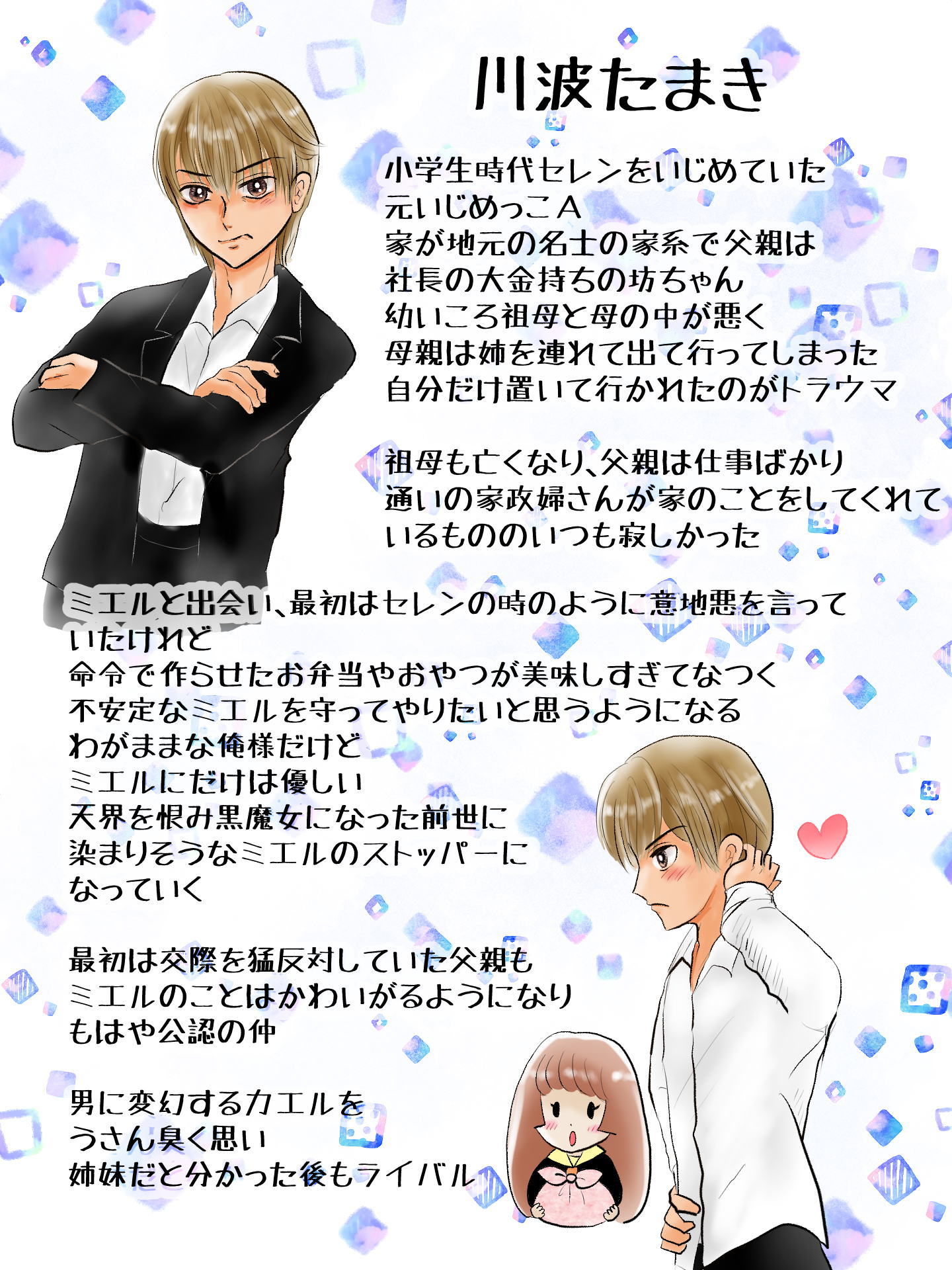 紹介キャラクター　砂原怜