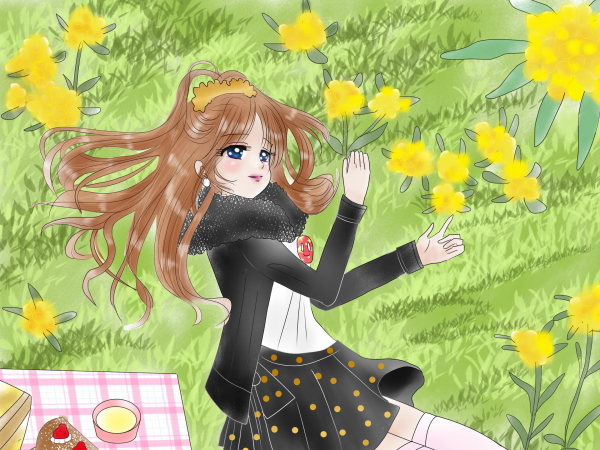 誕生花のイメージ女の子