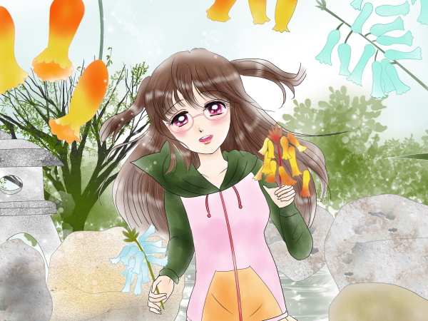 誕生花のイメージ女の子