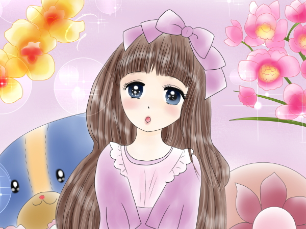 誕生花のイメージ女の子