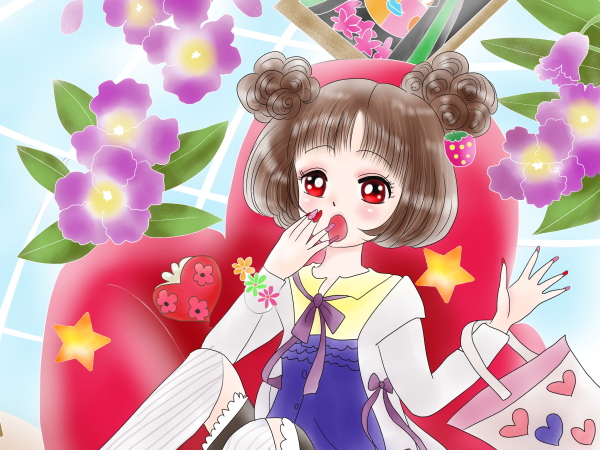 誕生花のイメージ女の子