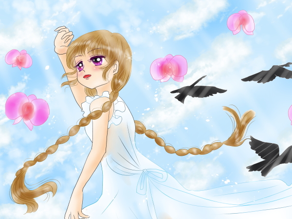 誕生花のイメージ女の子