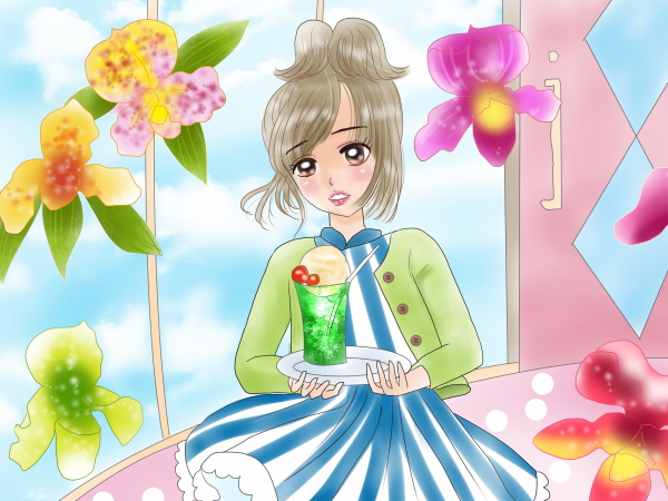 誕生花のイメージ女の子