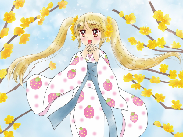 誕生花のイメージ女の子