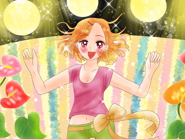 誕生花のイメージ女の子