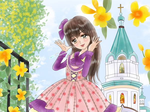 誕生花のイメージ女の子