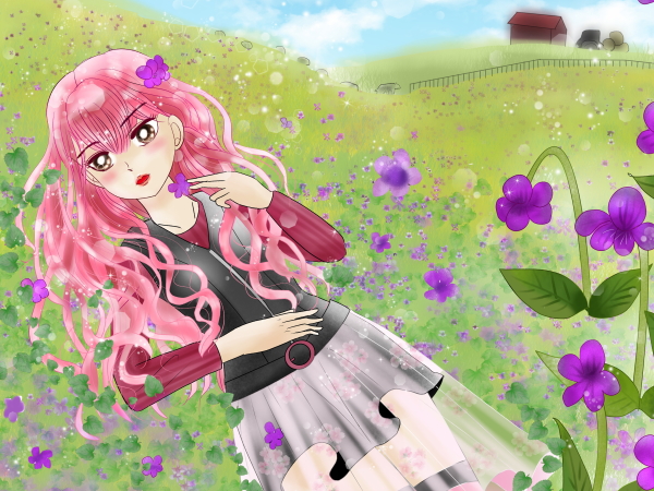誕生花のイメージ女の子