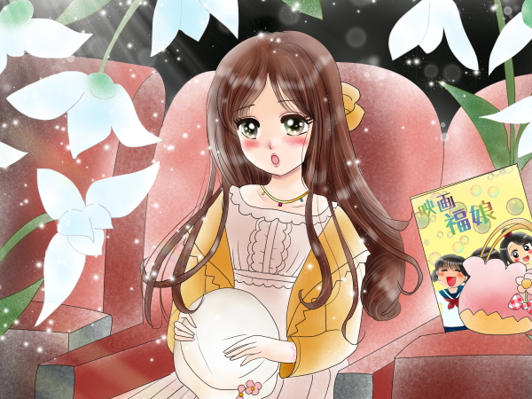 誕生花のイメージ女の子