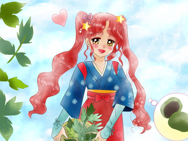 誕生花のイメージ女の子