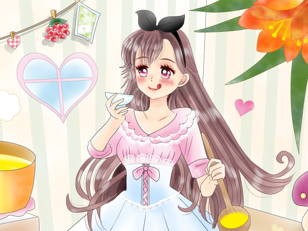 誕生花のイメージ女の子