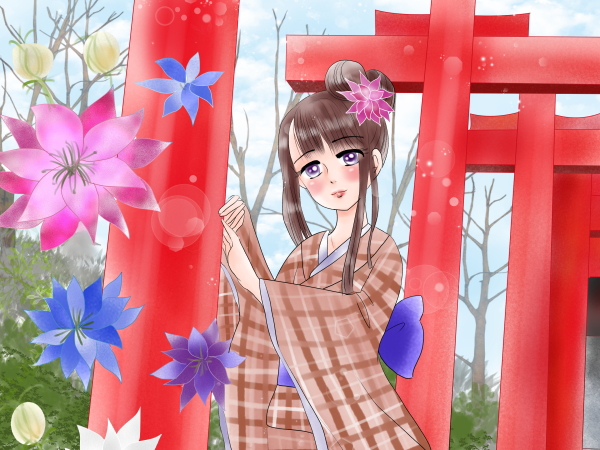 誕生花のイメージ女の子