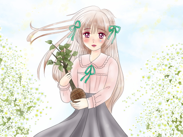 誕生花のイメージ女の子