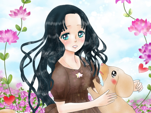 誕生花のイメージ女の子