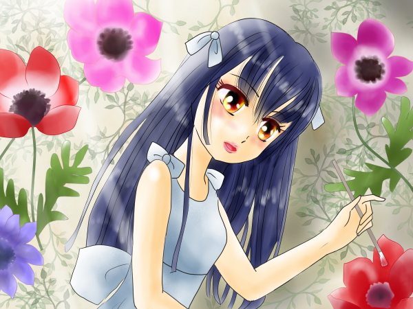 誕生花のイメージ女の子