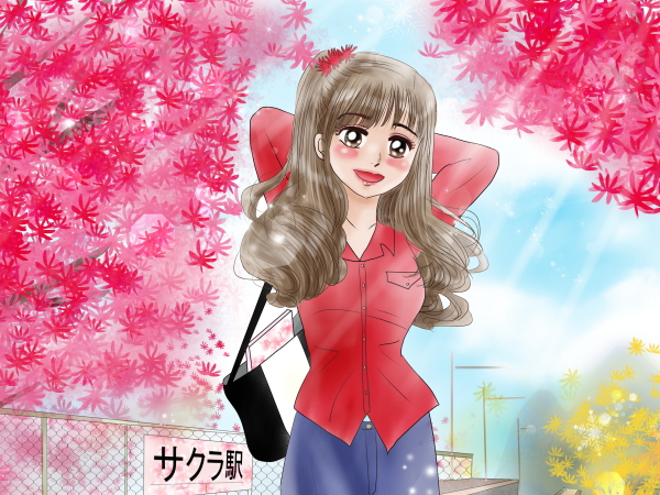 誕生花のイメージ女の子