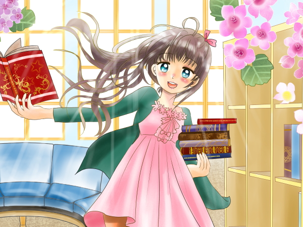 3月23日生まれの女の子イラスト