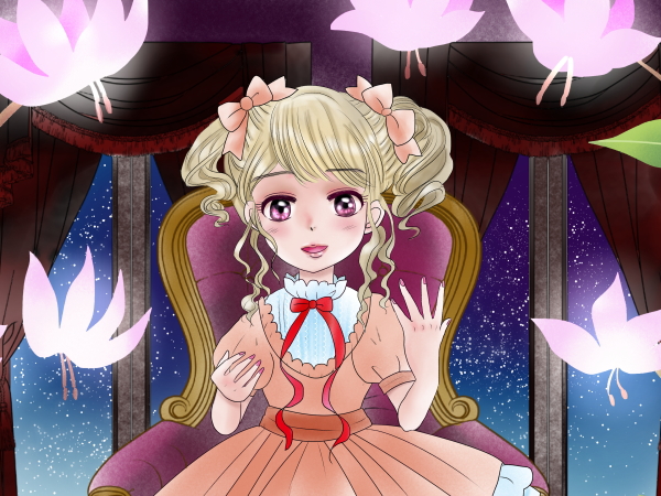 誕生花のイメージ女の子