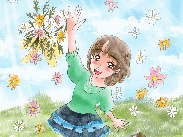 誕生花の女の子