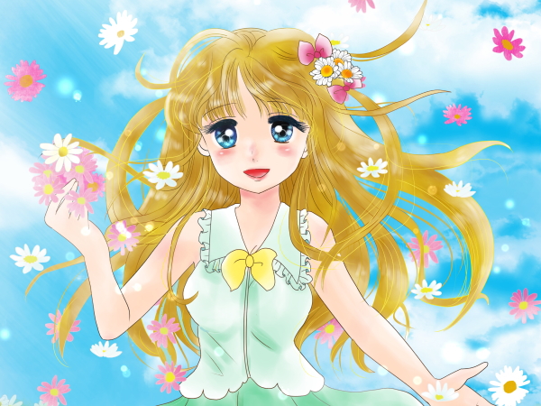 誕生花の女の子