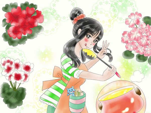 誕生花の女の子