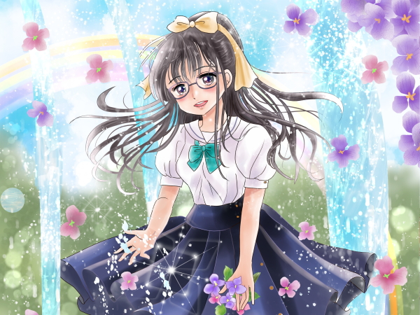 誕生花の女の子