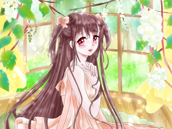 誕生花の女の子