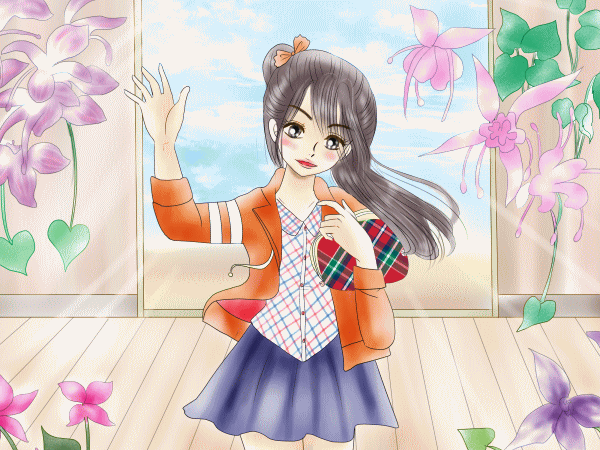 誕生花の女の子