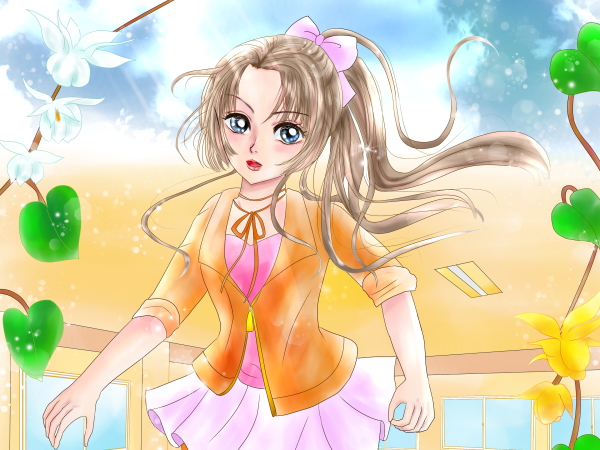 誕生花の女の子