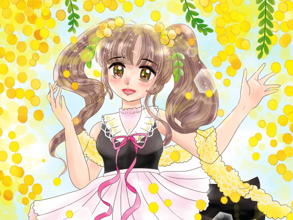 誕生花の女の子