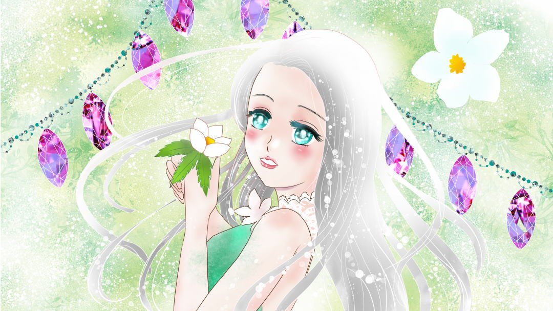 誕生花の女の子