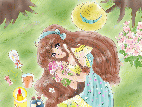 誕生花の女の子