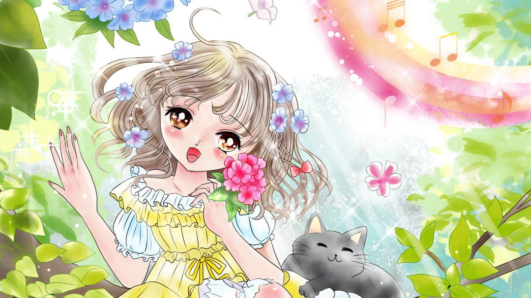 誕生花の女の子