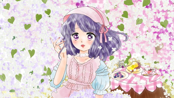 誕生花の女の子