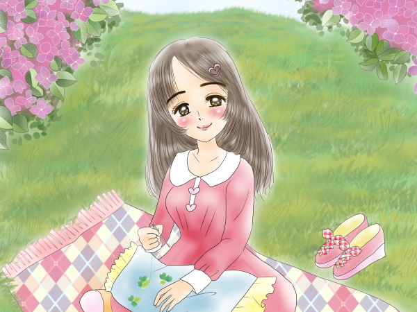 誕生花の女の子