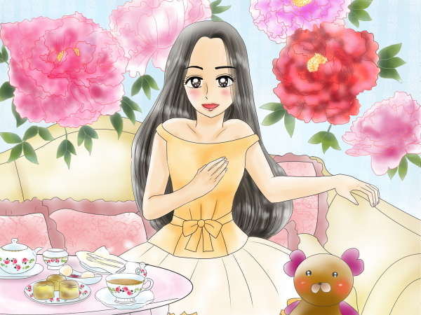 誕生花の女の子