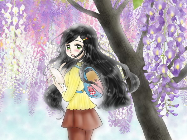 誕生花の女の子