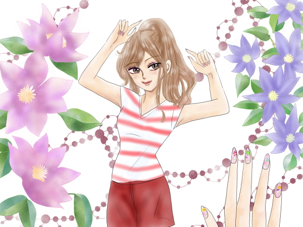 誕生花の女の子