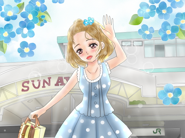 誕生花の女の子
