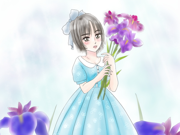 誕生花の女の子