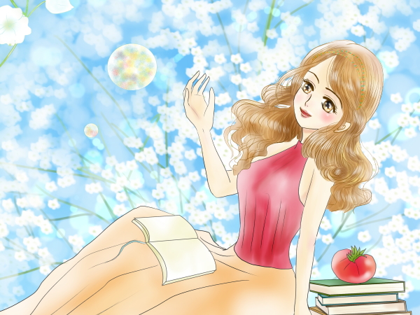 誕生花の女の子