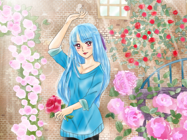 誕生花の女の子