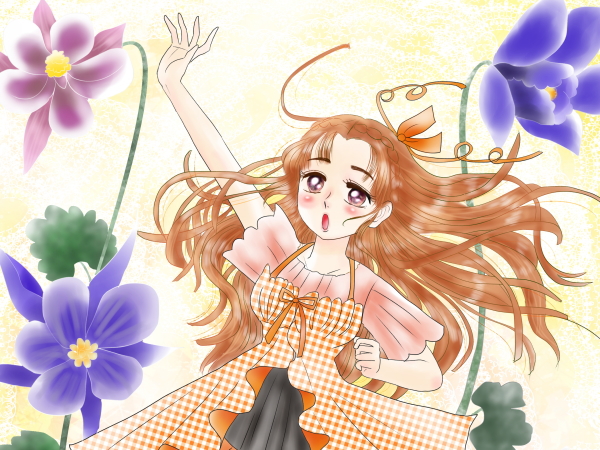 誕生花の女の子