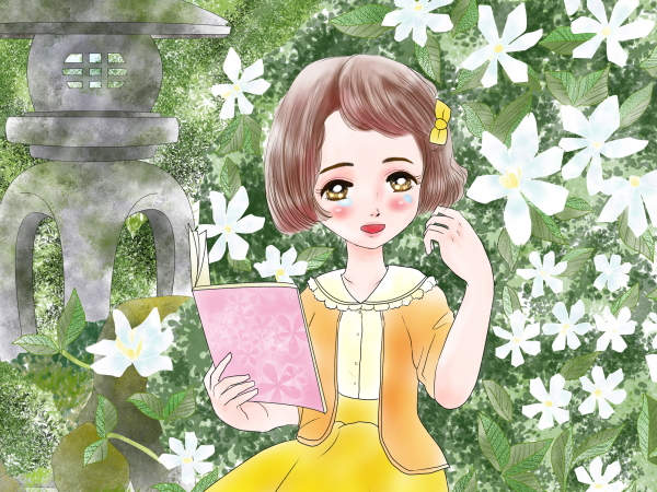 誕生花の女の子