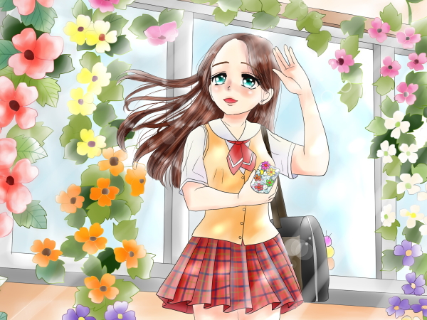 誕生花の女の子