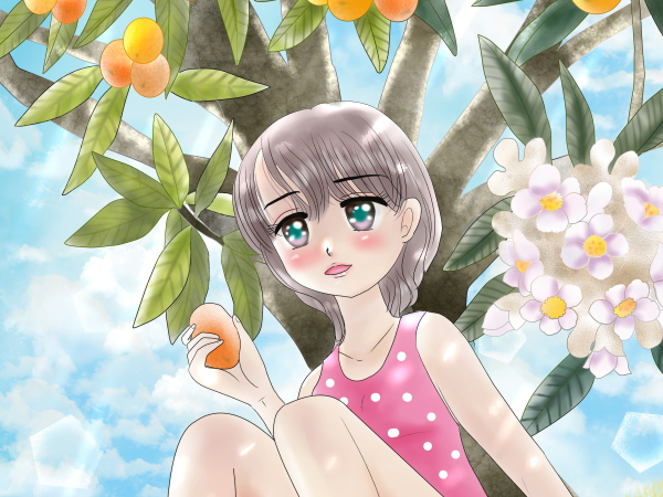 誕生花の女の子