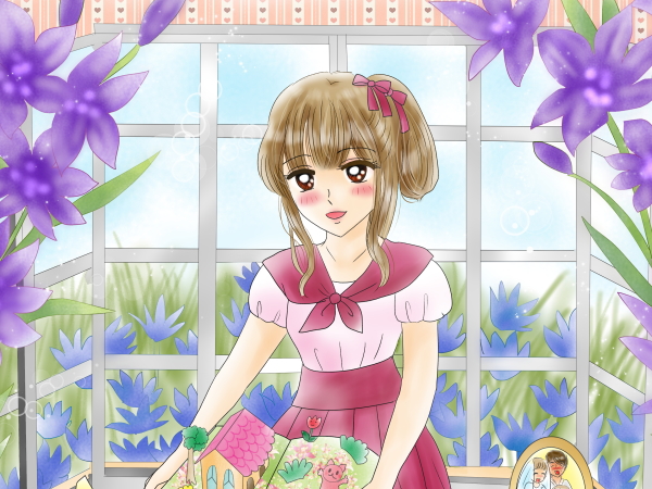 誕生花の女の子