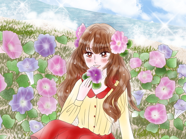 誕生花の女の子